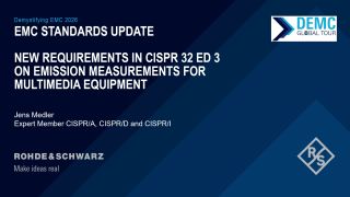EMC standards update series - CISPR, IEC